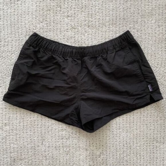 PATAGONIA Barely Baggies Black Drawstring Shorts, Size XS - Picture 12 of 14